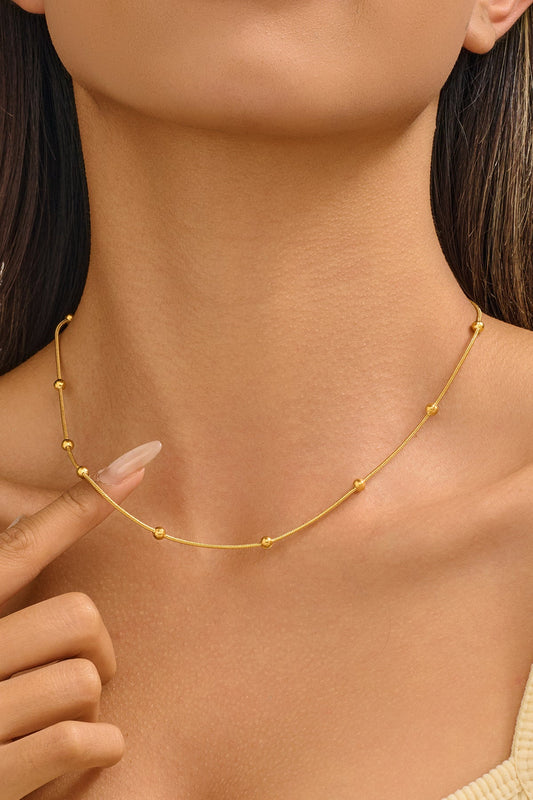 Boncuklu Yılan Zincir Kolye